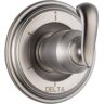 Delta Cassidy 6-Function Diverter Trim Kit Only in Stainless Steel (Valve and Handle Not Included)