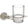 Symmons Dia Toothbrush Holder with Tumbler in Satin Nickel