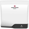 WORLD DRYER SLIMdri Hand Dryer, Surface Mount ADA Compliant, 110 - 240V, High Efficiency, antimicrobial technology, Stainless Steel