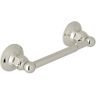 ROHL Italian Bath Double Post Toilet Paper Holder in Polished Nickel