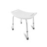DMI Medical Heavy-Duty Spa Bathtub Tool-Free Assembly Adjustable Height Shower Chair Bath Seat Bench, White