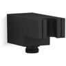 KOHLER Statement Wall-Mount Handshower Holder with Supply Elbow And Check Valve in Matte Black