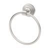Gatco Lizzie Wall Mounted Towel Ring in Brushed Nickel