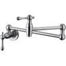 Glacier Bay Lyndhurst Wall Mounted Pot Filler in Brushed Nickel