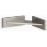 KOHLER Square Foot Rest in Vibrant Brushed Nickel