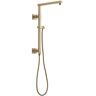 Delta Emerge Angular Modern 18 in. Column Shower Bar in Lumicoat Champagne Bronze