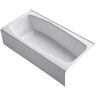 KOHLER Villager 60 in. x 30.25 in. Soaking Bathtub with Right-Hand Drain in White