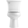 KOHLER Highline Arc The Complete Solution 2-Piece 1.28 GPF Single Flush Round Toilet in White