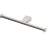 Gatco Bleu Double Euro Style Single Post Toilet Paper Holder in Satin Nickel