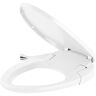 KOHLER Purewash M300 Non-Electric Bidet Seat for Elongated Toilets in White with Chrome Handles