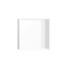 Hansgrohe XtraStoris Individual 15 in. W x 15 in. H x 4 in. D Stainless Steel Shower Niche in Matte White