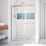 DreamLine Alliance Pro LT 44 in. to 48 in. W x 70-3/8 in. H Sliding Semi-Frameless Shower Door in Chrome