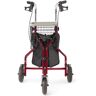 3-Wheeled Rollator, Red