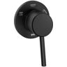 Grohe Concetto 1-Handle 3-Way Diverter Valve Only Trim Kit in Matte Black (Valve Sold Separately)