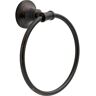 Delta Chamberlain Wall Mount Round Closed Towel Ring Bath Hardware Accessory in Venetian Bronze