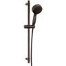 Delta 7-Spray Patterns 4.5 in. Wall Mount Handheld Shower Head 1.75 GPM with Slide Bar and Cleaning Spray in Venetian Bronze