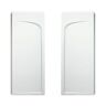 STERLING Ensemble 1-1/4 in. x 34 in. x 72-1/2 in. 2-piece Direct-to-Stud Shower End Wall Set in White