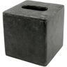 Creative Labs Natural Charcoal Marble Square Tissue Box Holder Tissue Cover for Bathroom, Livingroom Countertop Organize