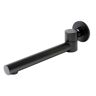 ALFI BRAND 9.75 in. Wall-Mount Bath Spout with Foldable Ability in Black Matte
