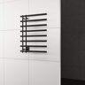 Leto 8-Bar Electric Towel Warmer in Black