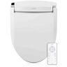 Brondell Swash Select EM617 Electric Bidet Seat for Round Toilets in White with Warm Air Dryer