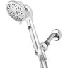 Waterpik 5-Spray Patterns 4.25 in. Single Wall Mount Adjustable Shower Care Handheld Shower Head 1.8 GPM in Chrome