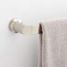 SIGNATURE HARDWARE Berwyn 24 in. Wall Mounted Single Towel Bar in Brushed Nickel