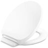 KOHLER Drift ReadyLatch Quiet-Close Round Front Toilet Seat in White