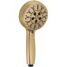 Delta 7-Spray Patterns 4.5 in. Wall Mount Handheld Shower Head 1.75 GPM with Cleaning Spray in Champagne Bronze