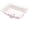 KOHLER Archer 20 in. Vitreous China Undermount Bathroom Sink in Biscuit with Overflow Drain