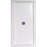 Hydro Systems 72 in. x 36 in. Single Threshold Shower Base in White