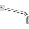 Speakman Lura 16 in. J-Shape Wall Mount Rain Shower Arm in Polished Chrome