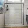 DreamLine Alliance Pro 56-60 in. x 76 3/8 in. Semi-Frameless Sliding Shower Door in Brushed Nickel Finish