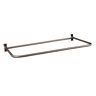 Barclay Products 54 in. x 26 in. D Shower Rod in Brushed Nickel