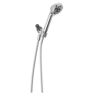 Delta 4-Spray Settings Wall Mount Handheld Shower Head 1.75 GPM in Chrome