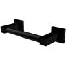 Montero Collection Contemporary Double Post Toilet Paper Holder in Matte Black