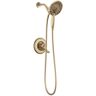 Delta Linden In2ition 2-in-1 Rough Not Included 1-Handle Shower Faucet in Champagne Bronze (Valve Not Included)