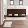 MADISON PARK Signature Splendor Taupe 24 in. x 72 in. 100% Cotton Tufted 3000 GSM Reversible Bath Rug