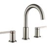 Miscool Lola 8 in. Widespread Double-Handle Bathroom Faucet in Brushed Nickel