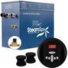 SteamSpa Oasis 10.5kW Quick Start Acu-Steam Bath Generator Control Kit Package with Built-In Auto Drain in Matte Black