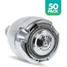 Niagara Conservation Earth Spa 3-Spray with 1.25 GPM 2.7-in. Wall Mount Adjustable Fixed Shower Head in Chrome, (50-Pack)