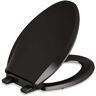 KOHLER Cachet Elongated Closed Front Toilet Seat in Black