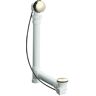 KOHLER Clearflo Brass Cable Bath Drain in Vibrant Brushed Nickel