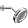 MOEN Quattro 4-Spray Patterns with 1.5 GPM 6.5 in. Single Wall Mount Fixed Shower Head in Chrome