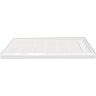 Transolid Linear 30 in. L x 60 in. W Single Threshold Alcove Shower Pan Base with Right Drain in White