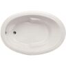 Hydro Systems Studio Oval 66 in. Acrylic Oval Drop-in Air Bath Bathtub in White