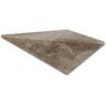 FlexStone 10 in. Shave Shelf in Mocha Travertine