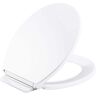 KOHLER Highline Quiet-Close Round Closed Front Toilet Seat in White (3-Pack)