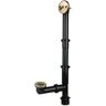 Streamline Trip Lever 1-1/2 in. Bath Waste and Overflow Drain in Polished Brass