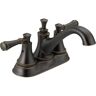 Delta Silverton 4 in. Centerset 2-Handle Bathroom Faucet in SpotShield Venetian Bronze